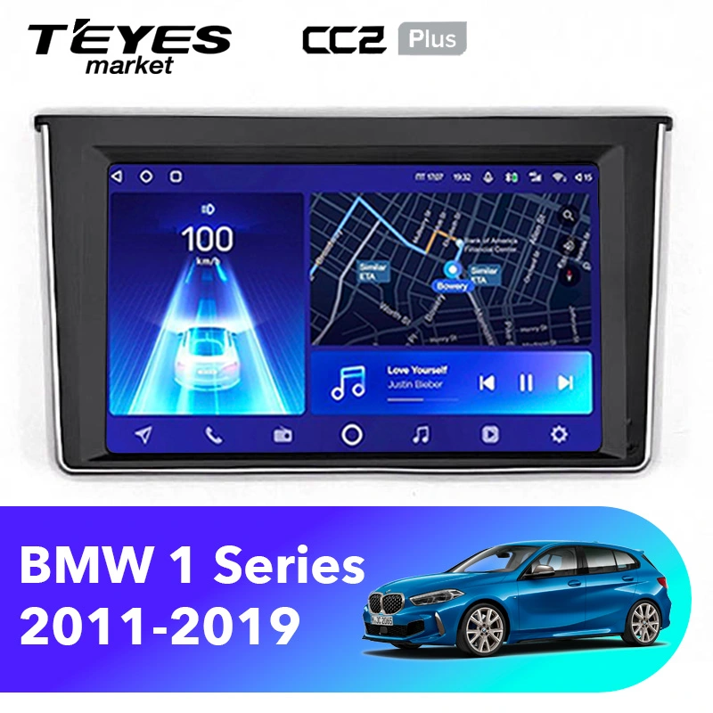 Комплект магнитолы TEYES CC2 Plus 9.0" для BMW 1 серия F20/F21 2011-2019