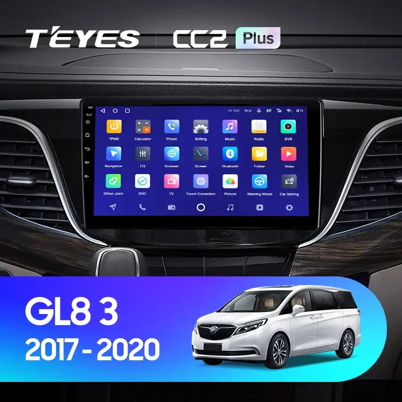 Комплект магнитолы TEYES CC2 Plus 10.2" для Buick GL8 III 2017-2023