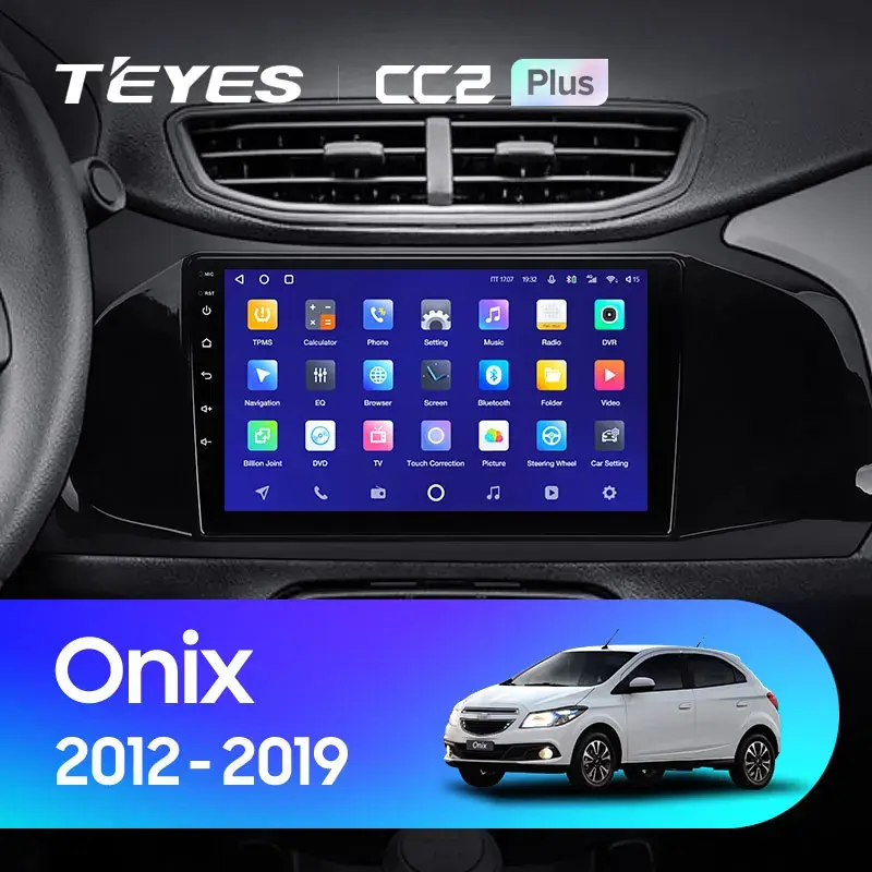 Комплект магнитолы TEYES CC2 Plus 9.0" для Chevrolet Onix 2012-2019