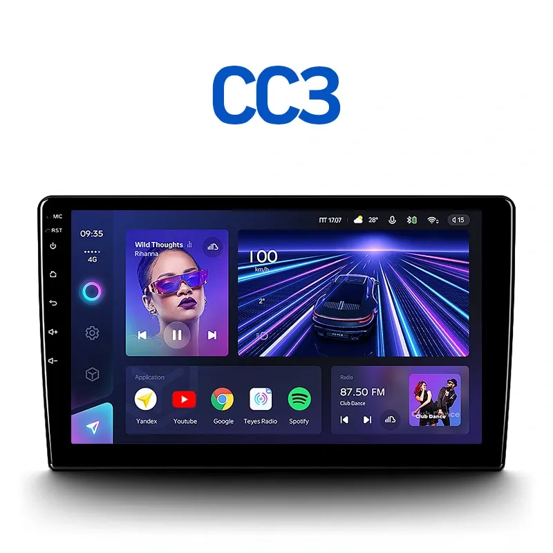 Магнитола CC3 10.2" для Универсальные