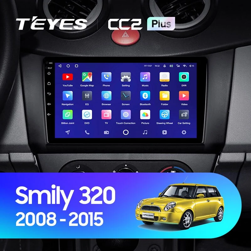 Комплект магнитолы TEYES CC2 Plus 9.0" для LIFAN Smily (320) 320 2008-2015