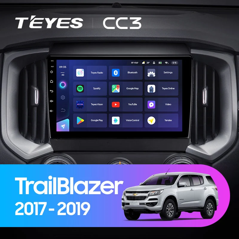 Комплект магнитолы TEYES CC3 9.0" для Isuzu D-Max II рестайлинг 2017-2020