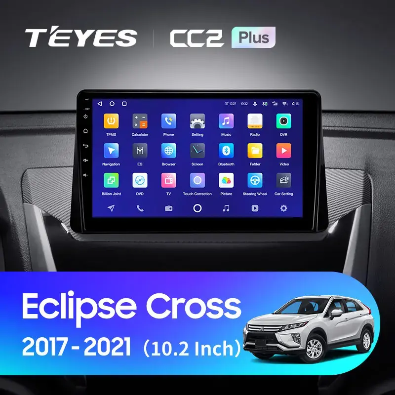 Комплект магнитолы TEYES CC3L 10.2" для Mitsubishi Eclipse Cross