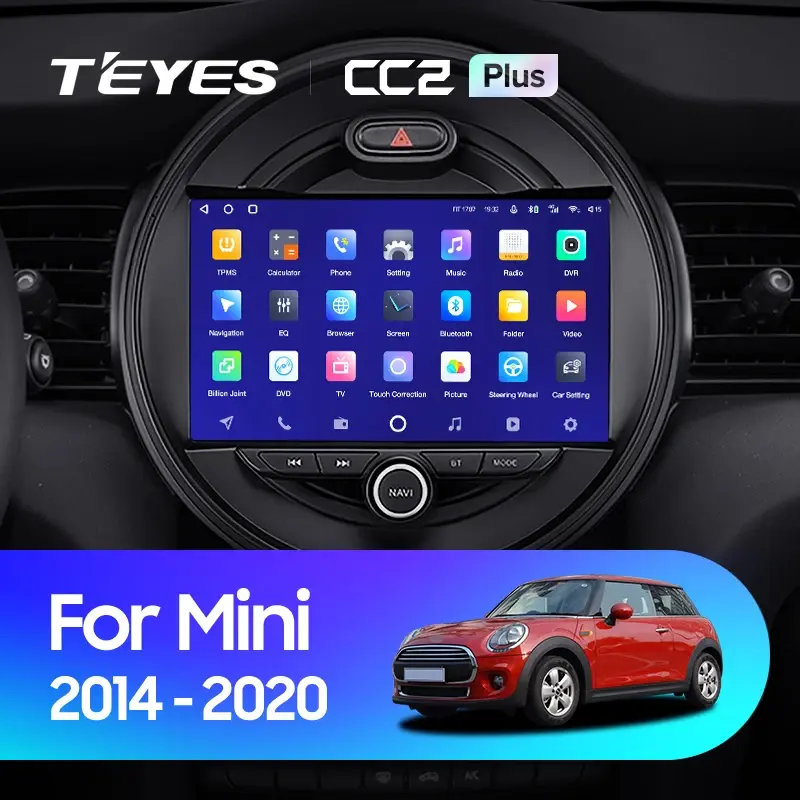 Комплект магнитолы TEYES CC2 Plus 9.0" для MINI Cooper III 2013-2018